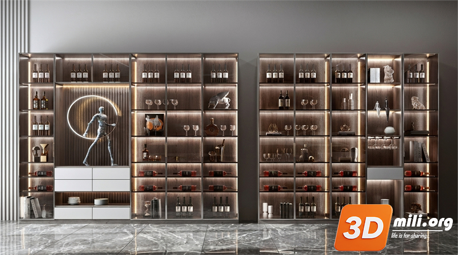 Wine cabinet Skp Files